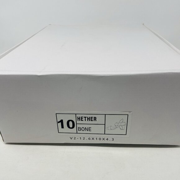 Journee Signature Collection Womens 10 Leather Hether Block Heel Sandals $119 - Picture 11 of 12